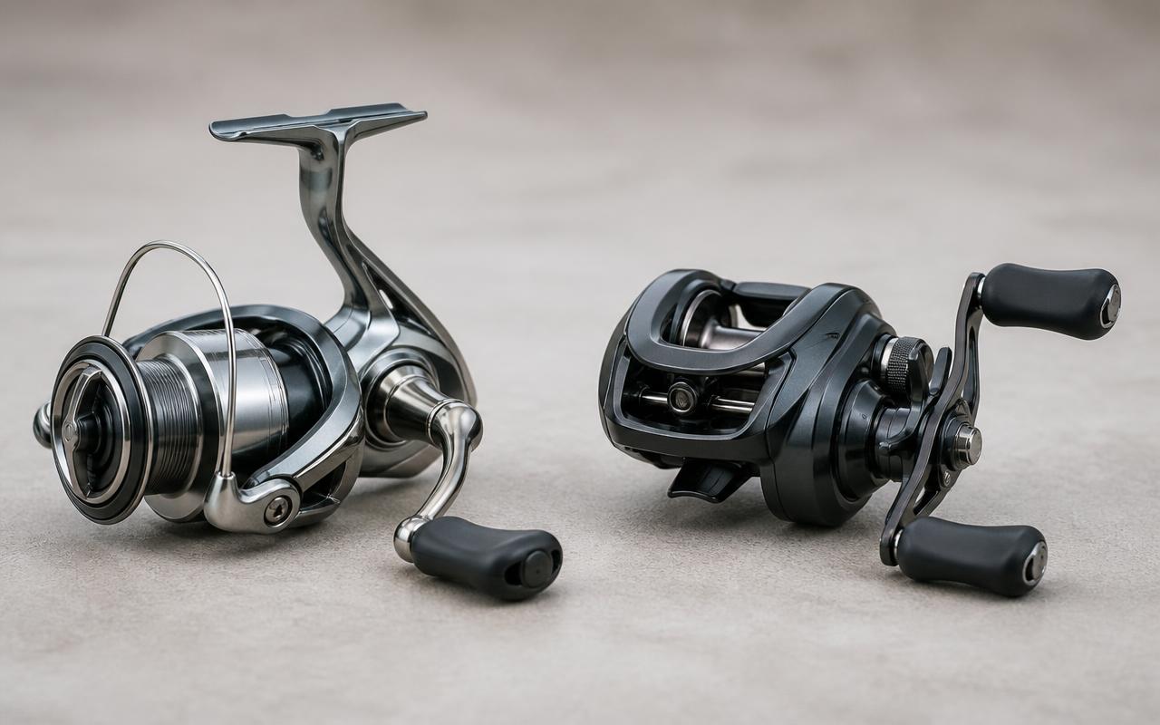 Molinete ou carretilha: qual escolher pra pesca com iscas artificiais